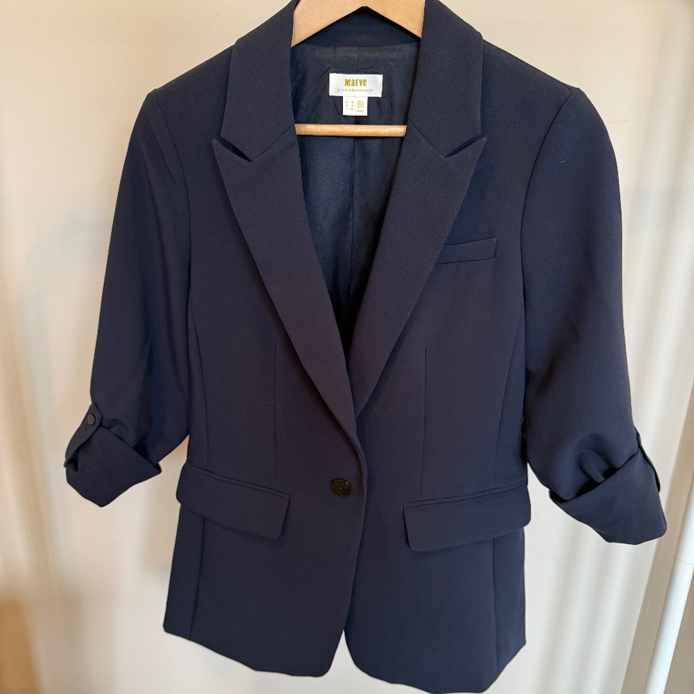 Maeve Deep Navy Blazer